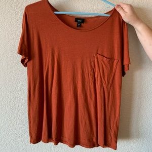 Burnt orange Mossimo shirt